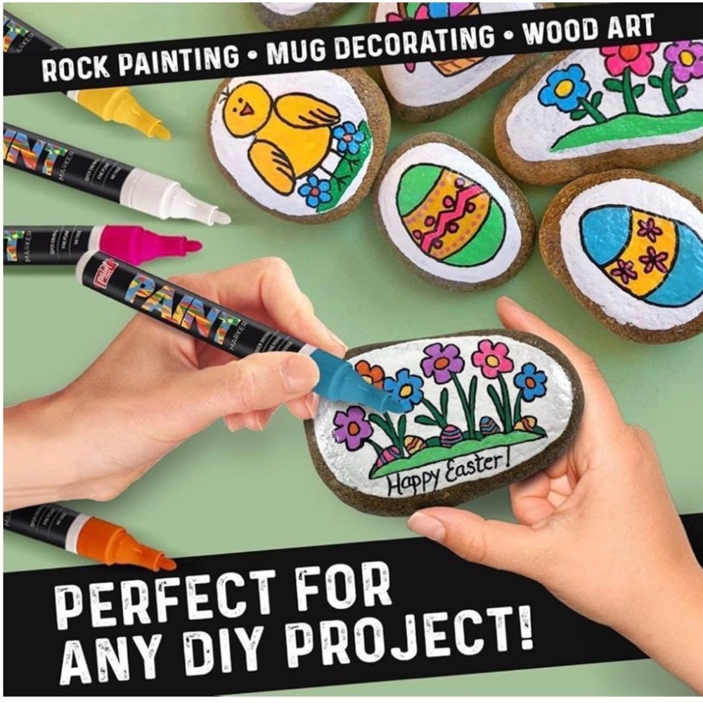 Quick Dry Oil Based Paint Marker - 1.2mm Fine Point Tip - Assorted Colors - Picture 3 of 3